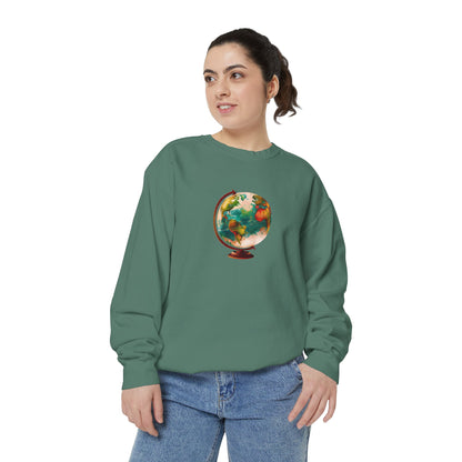 SoftHue Comfort Unisex Garment-Dyed Sweatshirt| Grafexia