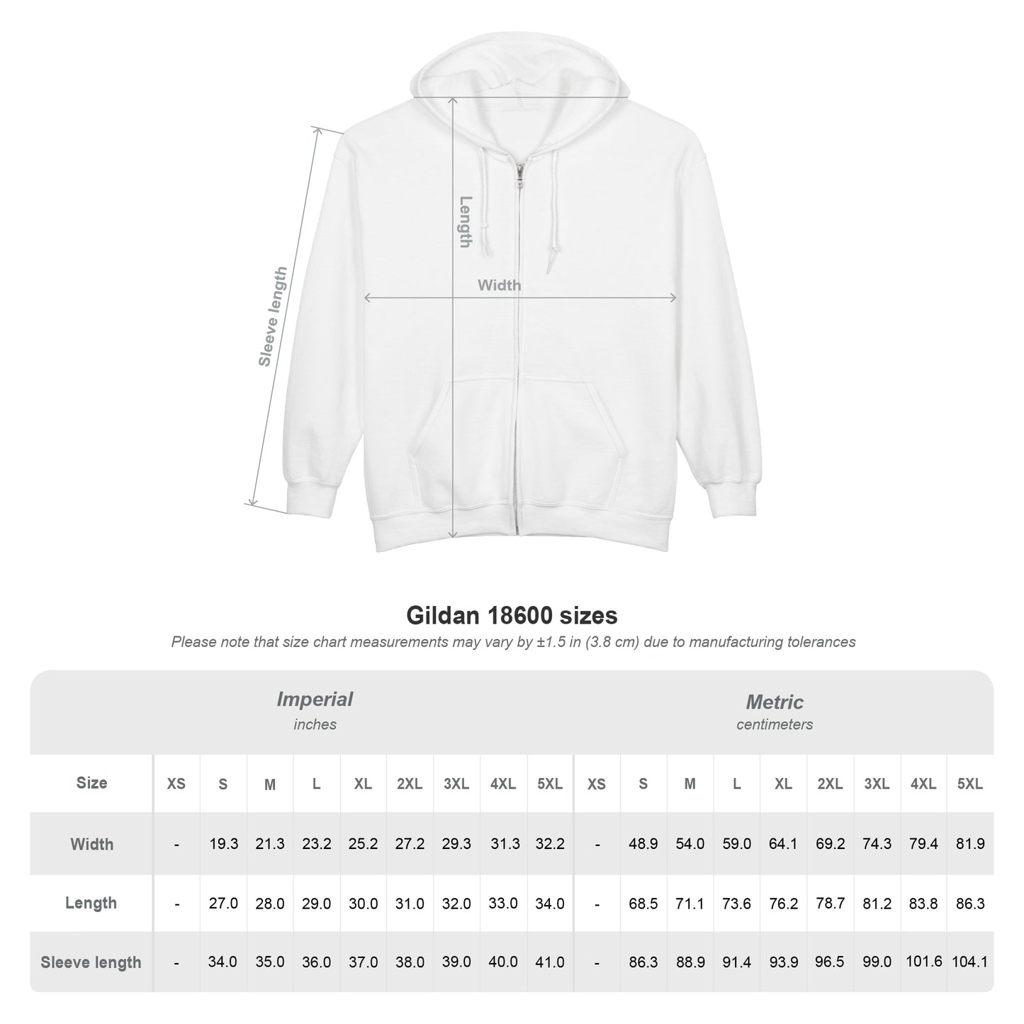 Unisex Heavy Blend™ Full Zip Hooded Sweatshirt | Grafexia