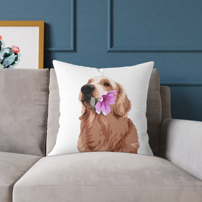 Square Poly Canvas Pillow | Grafexia