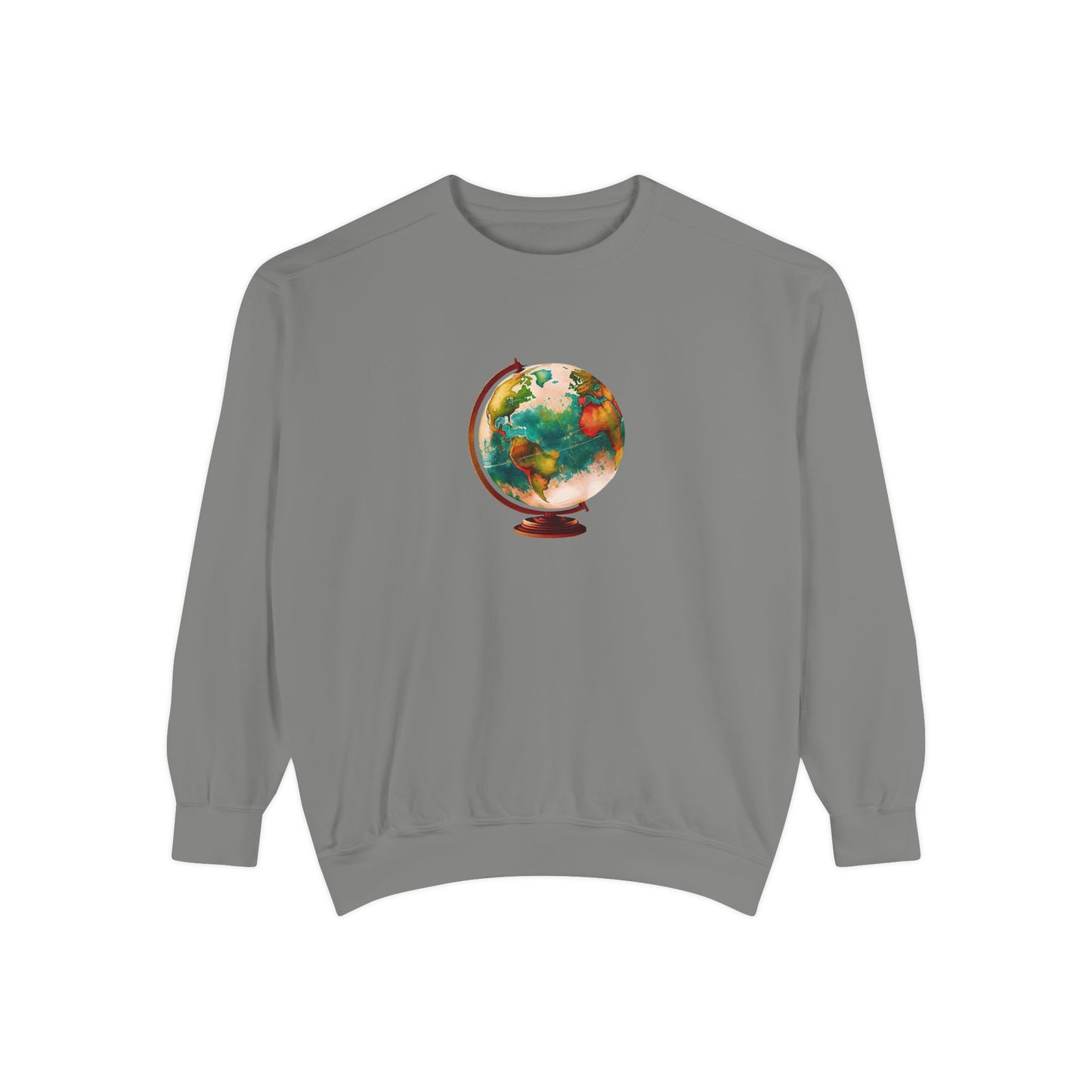 SoftHue Comfort Unisex Garment-Dyed Sweatshirt| Grafexia