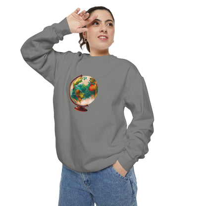 SoftHue Comfort Unisex Garment-Dyed Sweatshirt| Grafexia