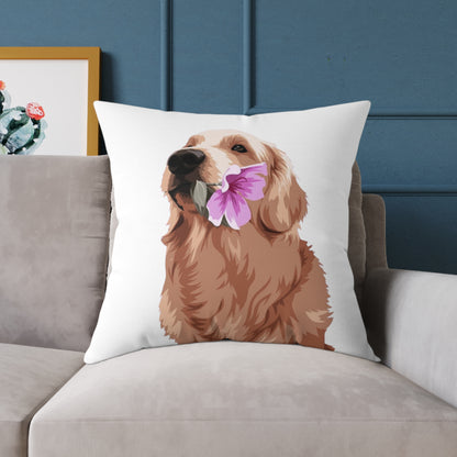 Square Poly Canvas Pillow | Grafexia