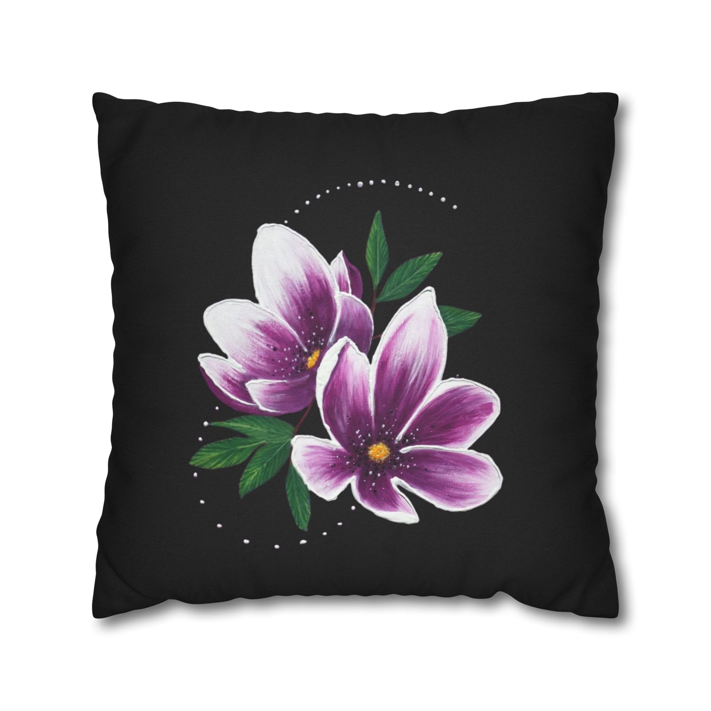 Spun Polyester Square Pillowcase | Grafexia