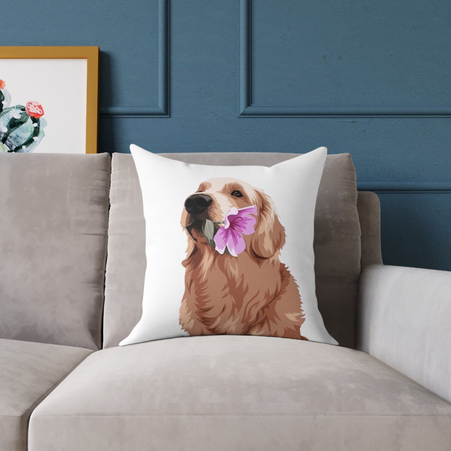 Square Poly Canvas Pillow | Grafexia