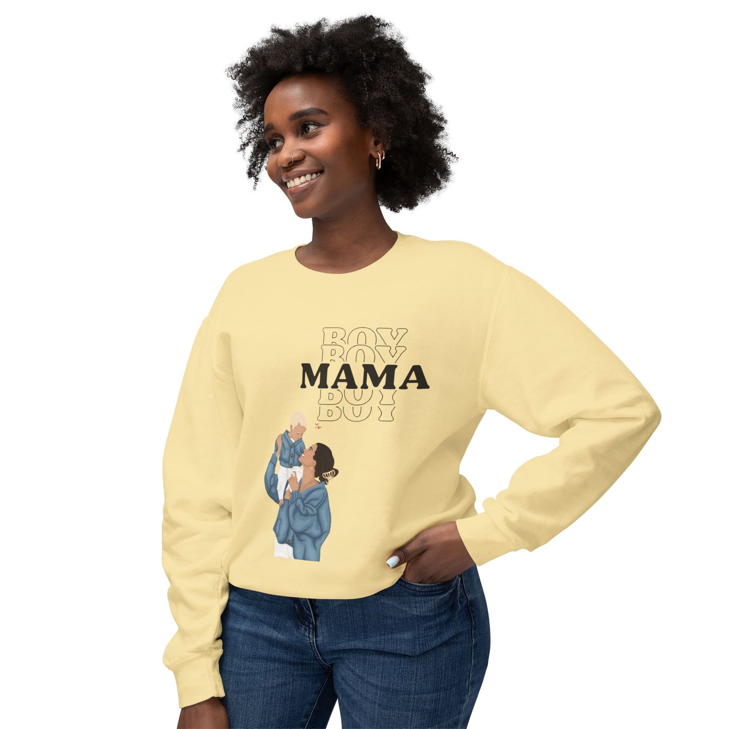 Unisex Lightweight Crewneck Sweatshirt | Grafexia