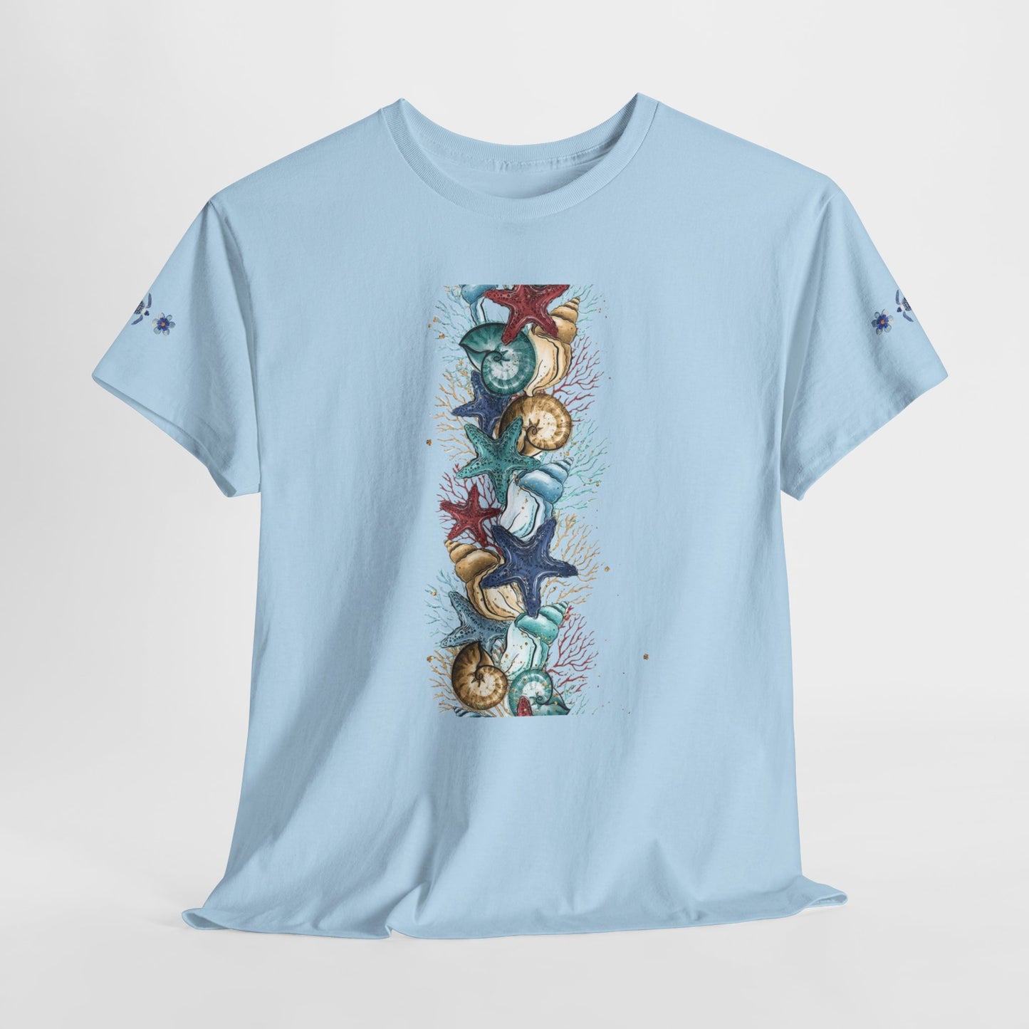 Unisex CoreWear Heavy Cotton Crew Tee – Classic Everyday Essential | Grafexia