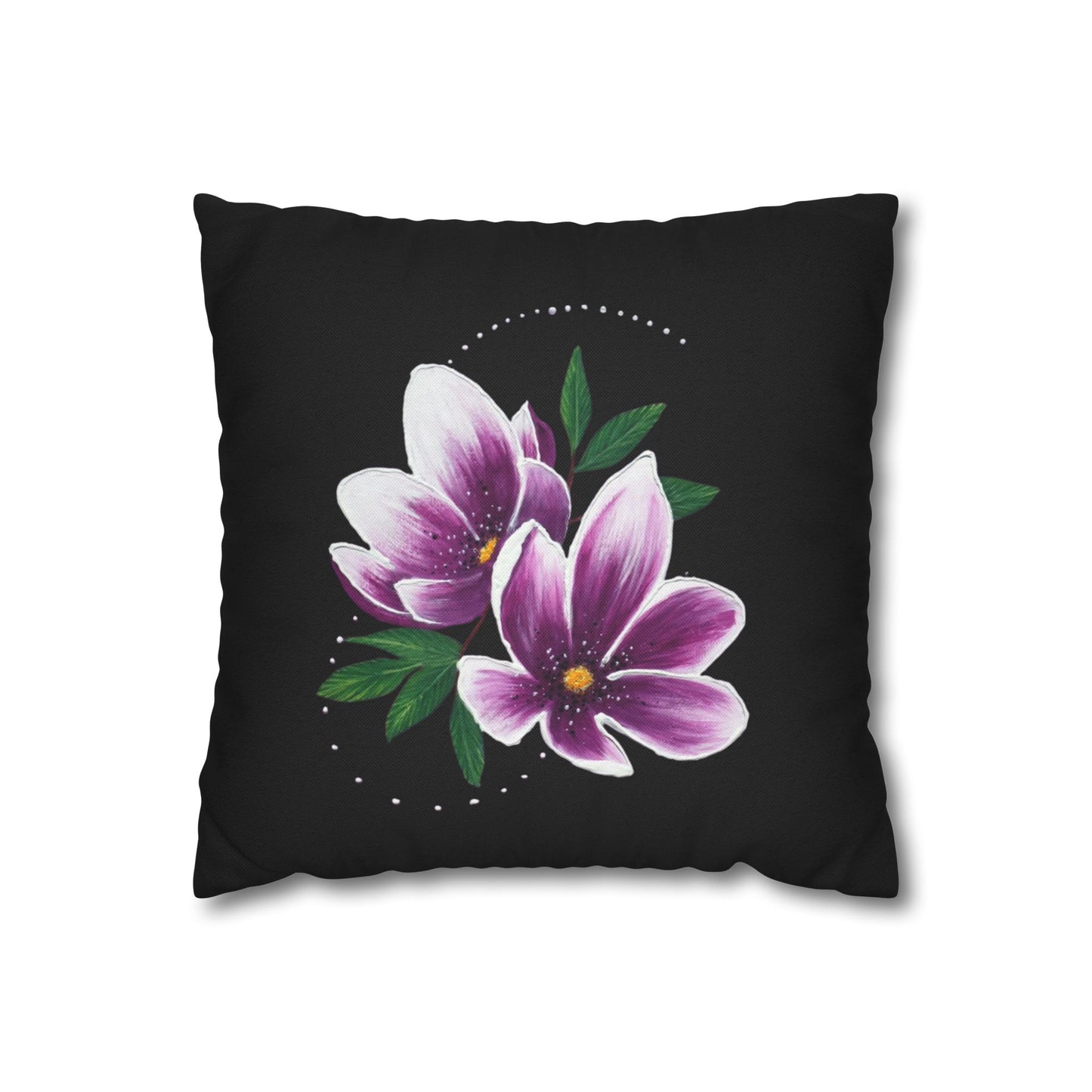 Spun Polyester Square Pillowcase | Grafexia