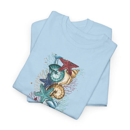 Unisex CoreWear Heavy Cotton Crew Tee – Classic Everyday Essential | Grafexia