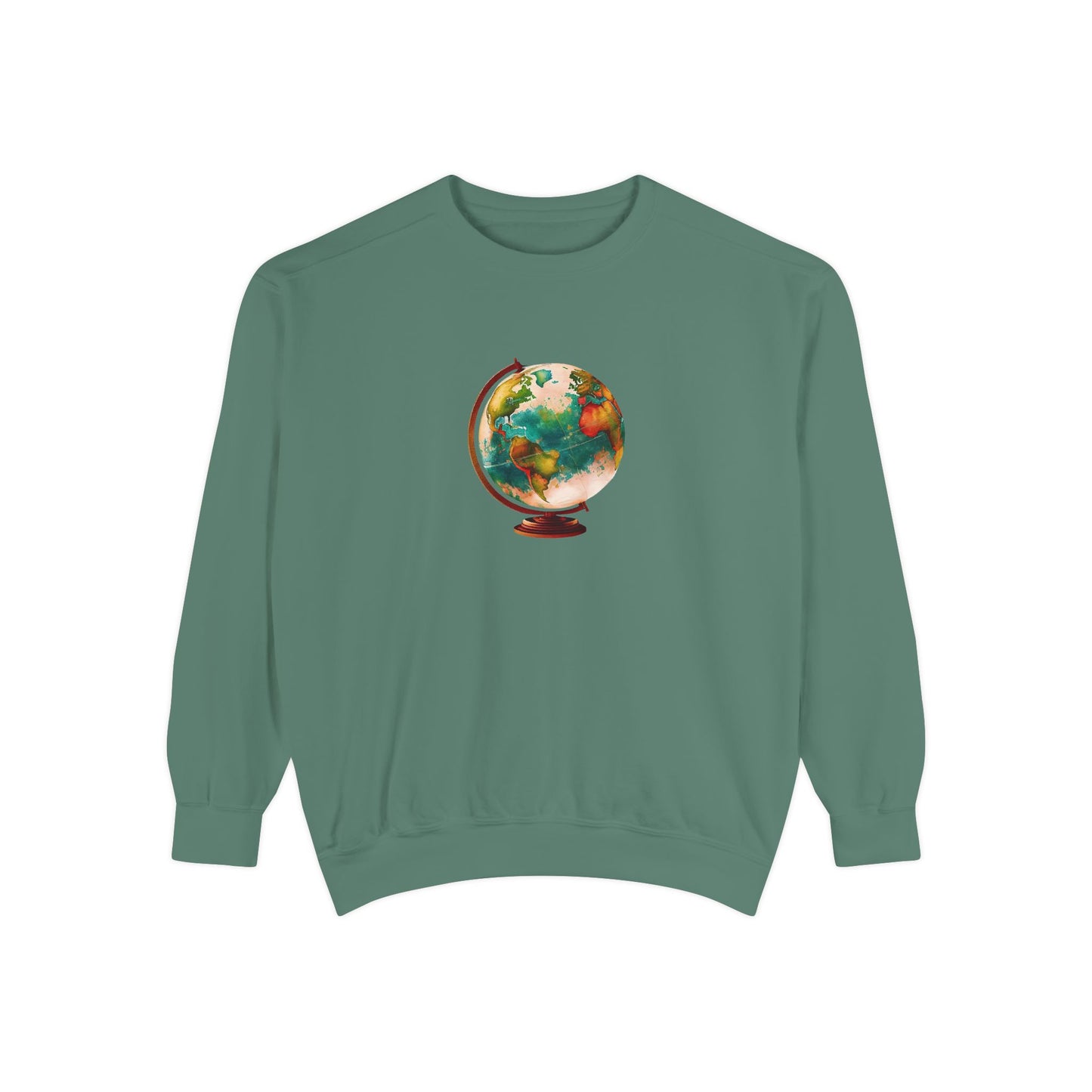 SoftHue Comfort Unisex Garment-Dyed Sweatshirt| Grafexia