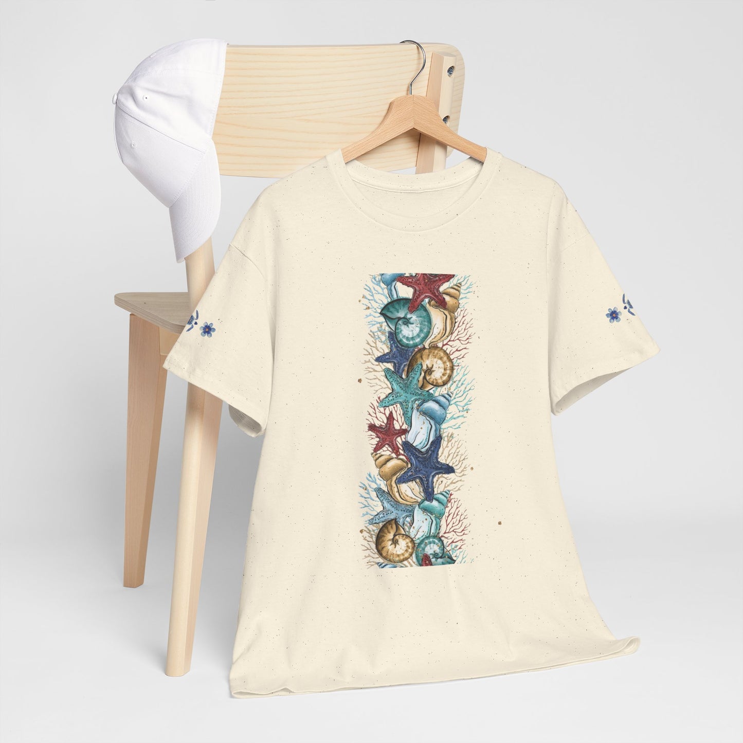 Unisex CoreWear Heavy Cotton Crew Tee – Classic Everyday Essential | Grafexia