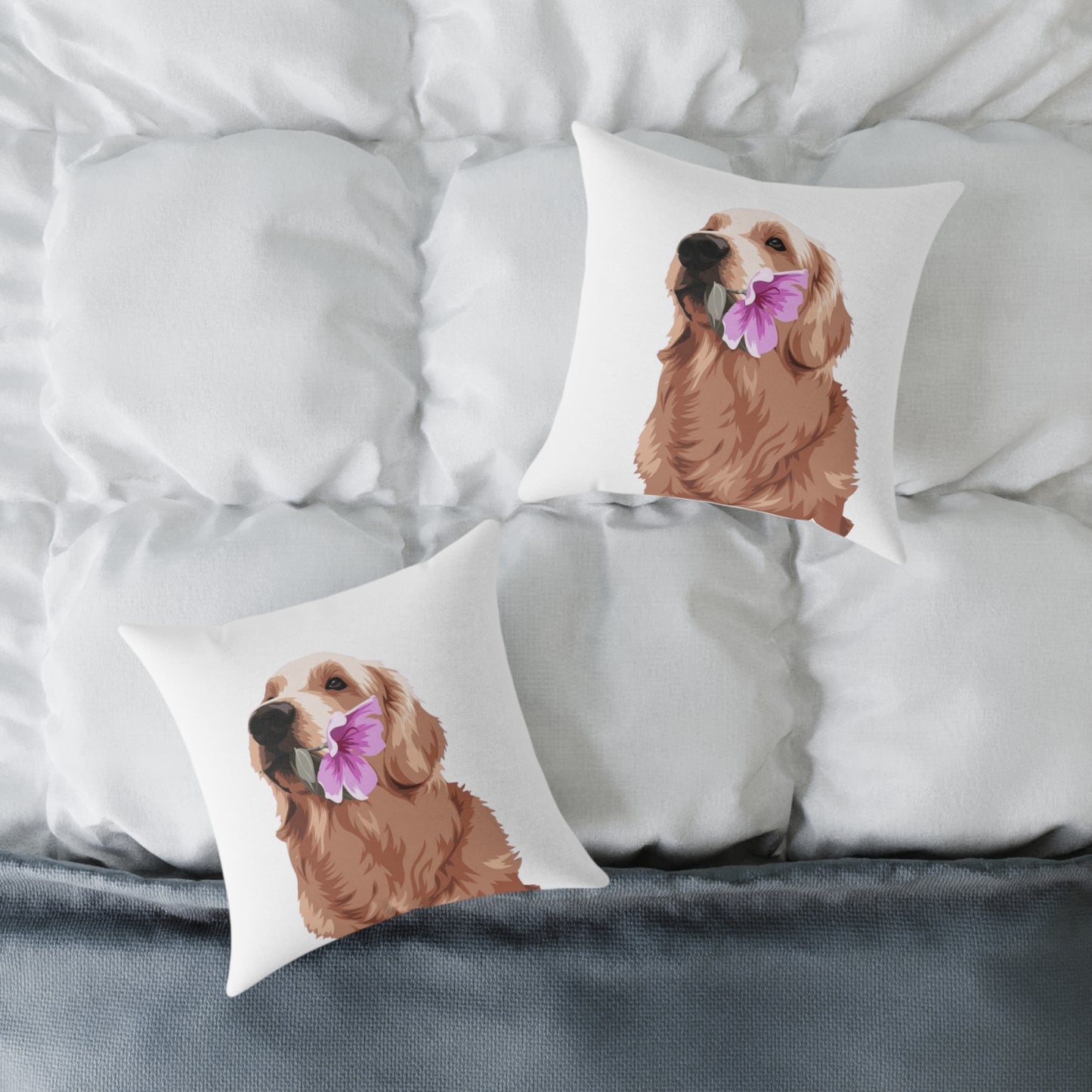 Square Poly Canvas Pillow | Grafexia