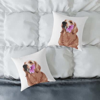 Square Poly Canvas Pillow | Grafexia