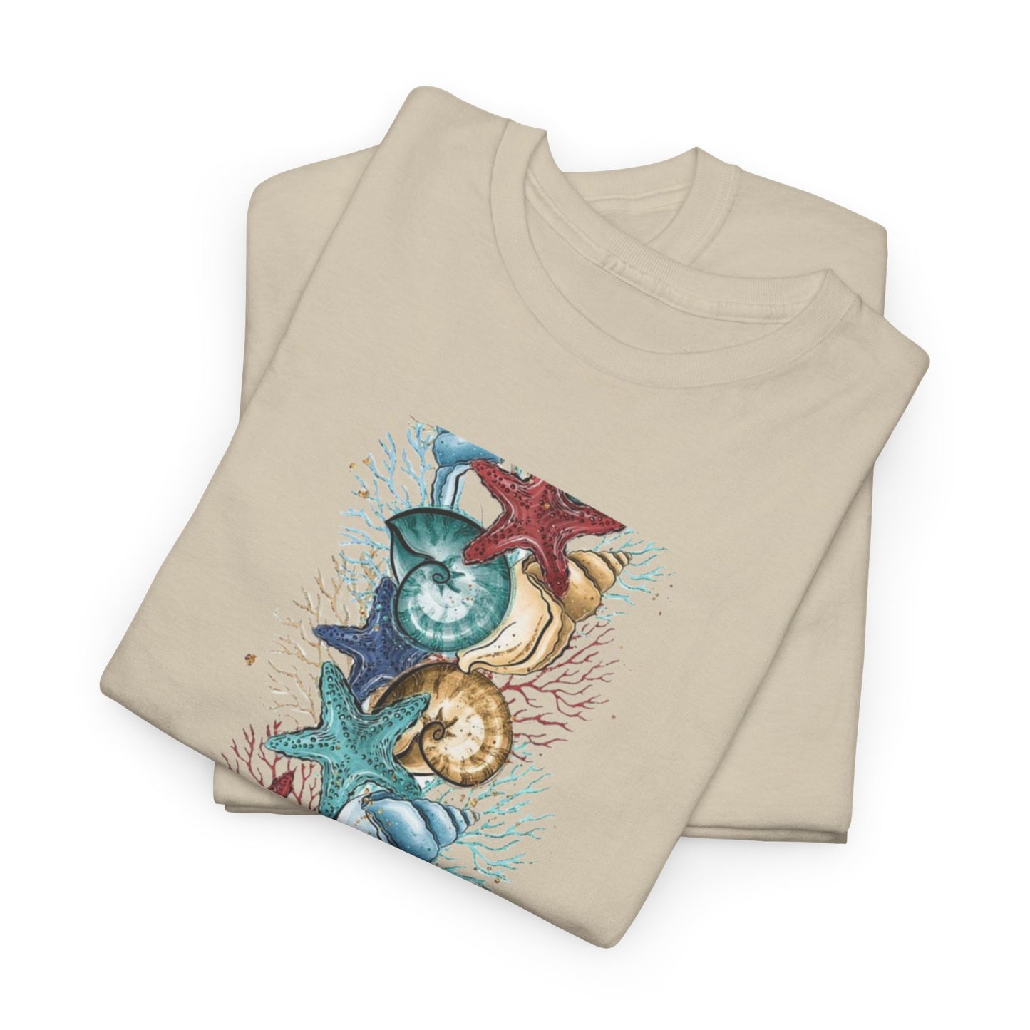 Unisex CoreWear Heavy Cotton Crew Tee – Classic Everyday Essential | Grafexia