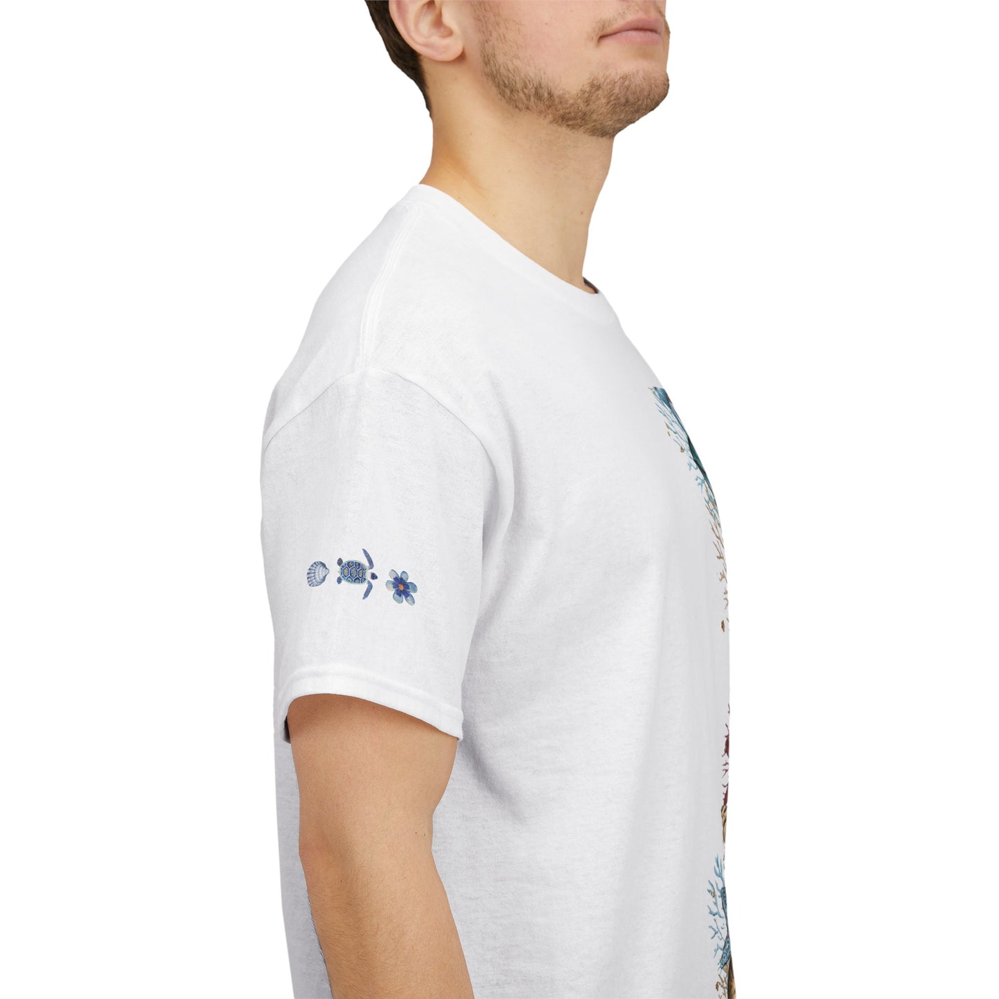 Unisex CoreWear Heavy Cotton Crew Tee – Classic Everyday Essential | Grafexia