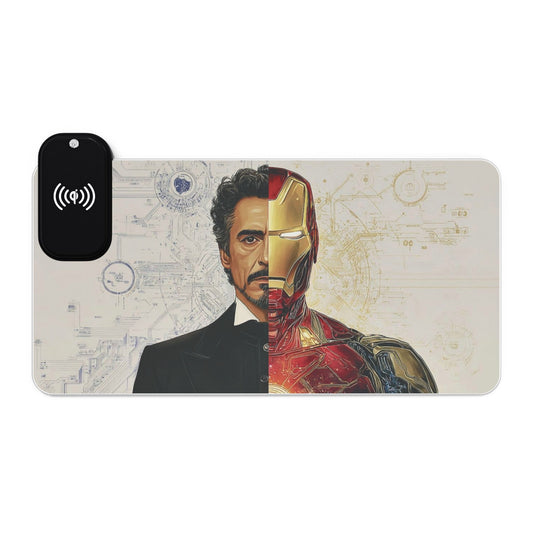 LED Gaming Mouse Pad, Wireless Charging | Grafexia