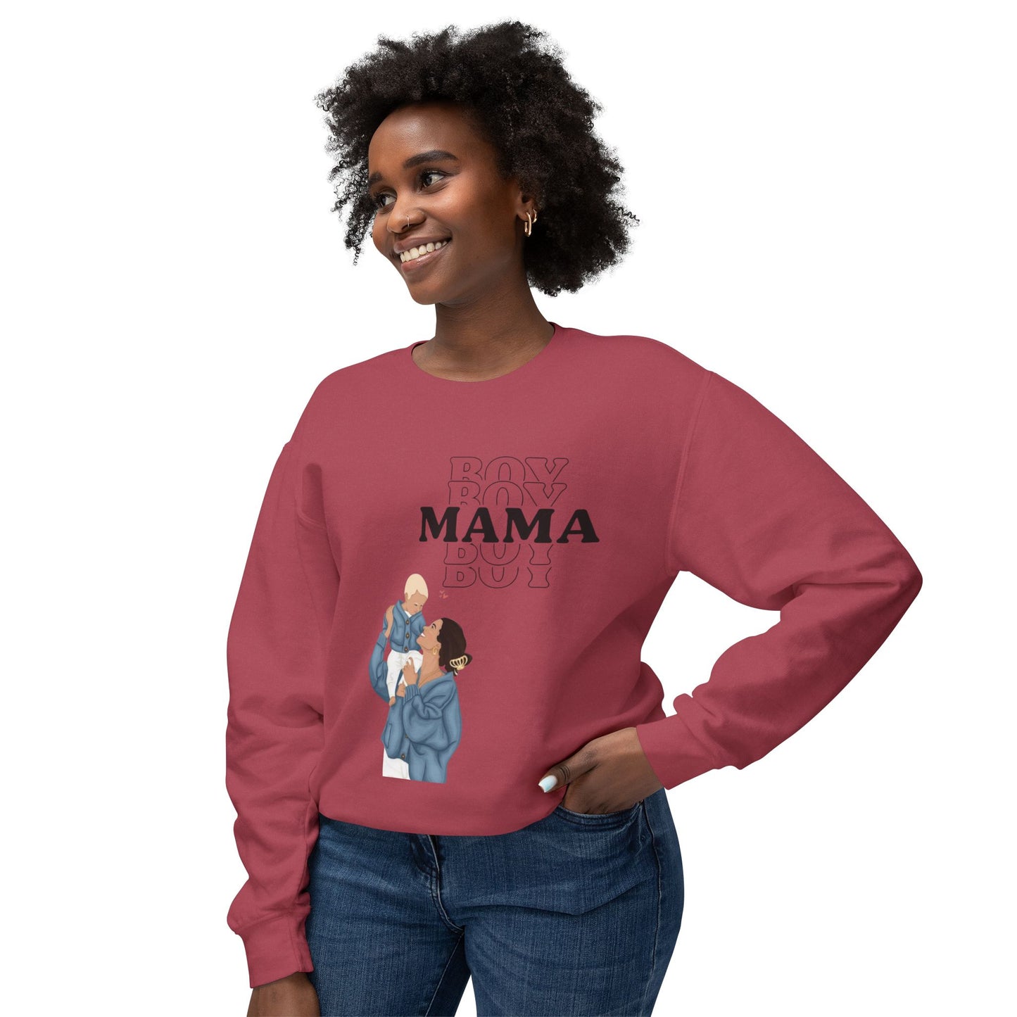 Unisex Lightweight Crewneck Sweatshirt | Grafexia