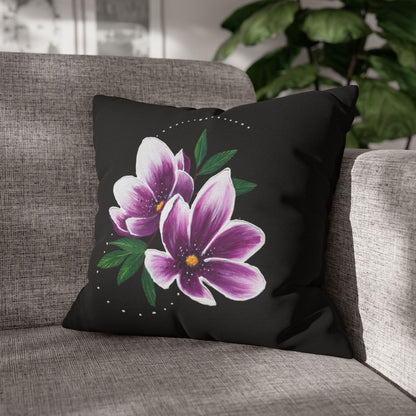 Spun Polyester Square Pillowcase | Grafexia