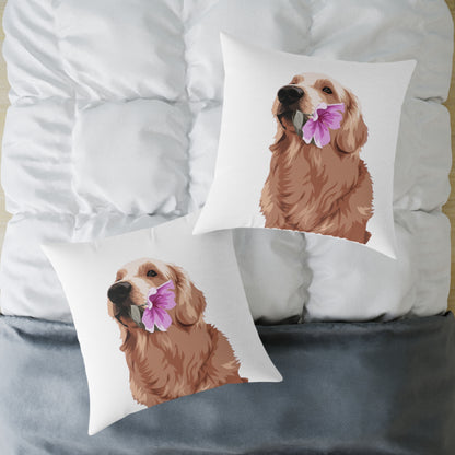 Square Poly Canvas Pillow | Grafexia