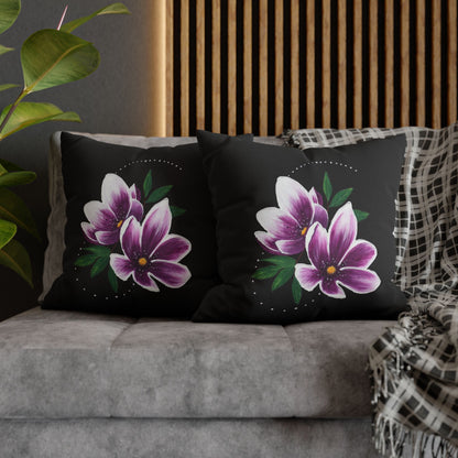 Spun Polyester Square Pillowcase | Grafexia