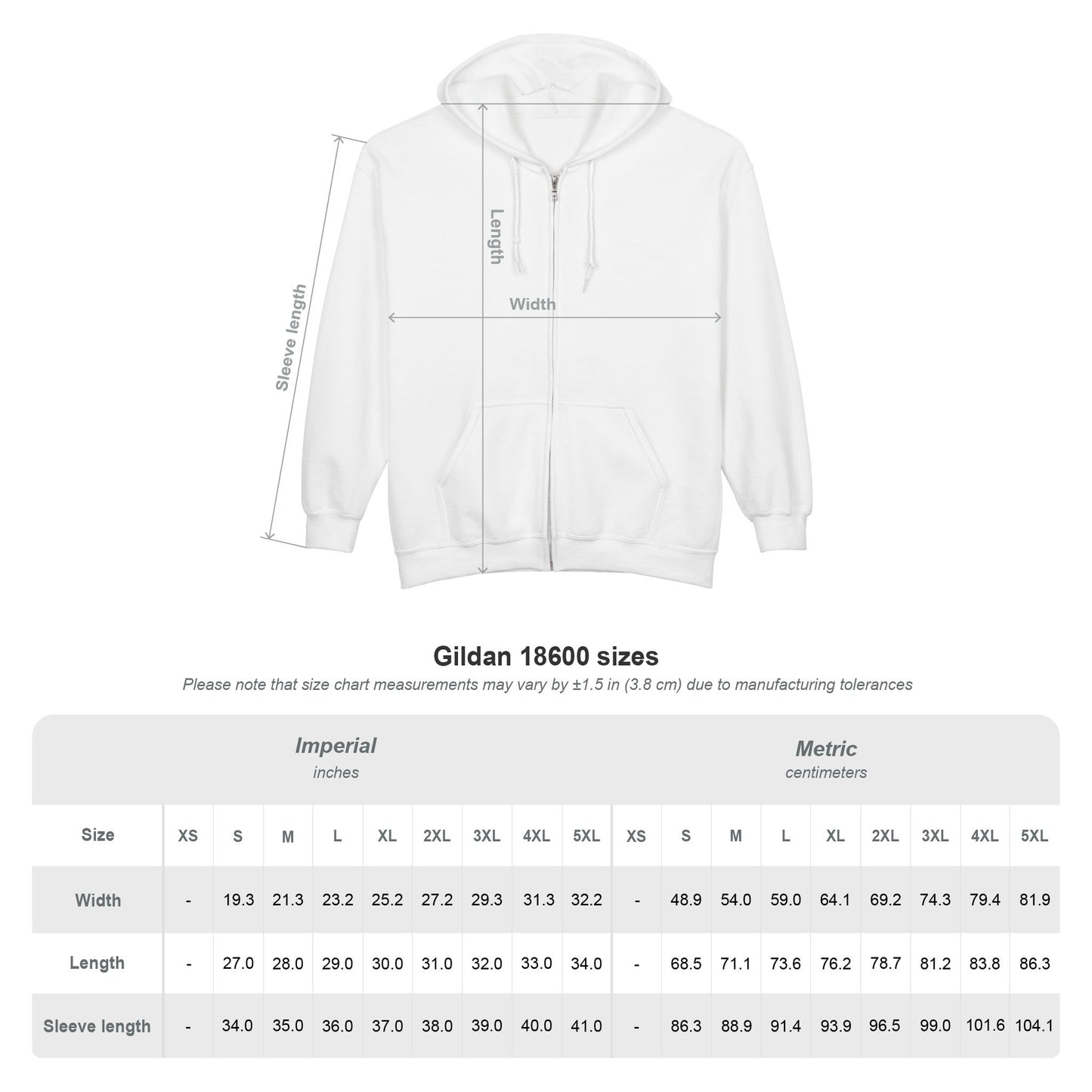 Unisex Heavy Blend™ Full Zip Hooded Sweatshirt | Grafexia
