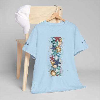 Unisex CoreWear Heavy Cotton Crew Tee – Classic Everyday Essential | Grafexia